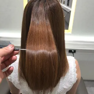 ロング カラー ムトウセイマ/艶髪 /艶ケアWブリーチのヘアスタイル