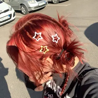 カラー 🍒♡艶髪暖色カラー saaya♡🍒のヘアスタイル