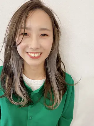 セミロング 清水 有紗のヘアスタイル