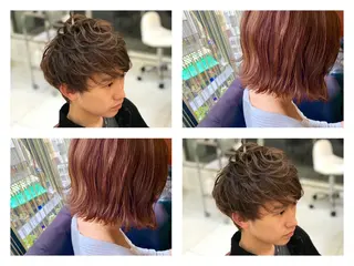 ショート カラー メンズ 瀬川 茉衣子のヘアスタイル