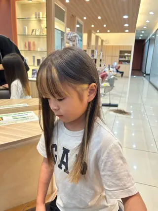 ロング カラー 長谷川 啓吾のヘアスタイル