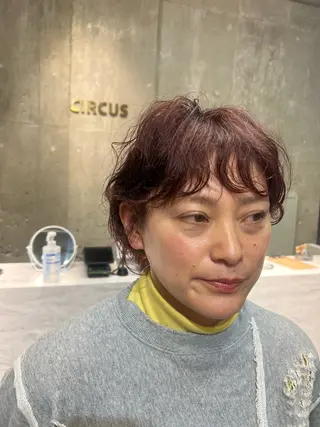 ショート パーマ ROBBY所属・松井美樹/似合わせ ガーリー・韓国のヘアスタイル