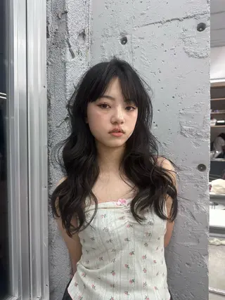 ロング Daisy🎀透け感 カラー🎀JUNAのヘアスタイル