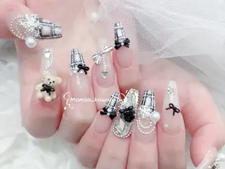 ネイル MoMoA Nail ネイル長さ出し専門店のネイルデザイン