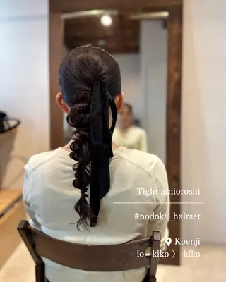 ロング ヘアアレンジ お呼ばれセット🕊️ 高円寺/太田和のヘアスタイル