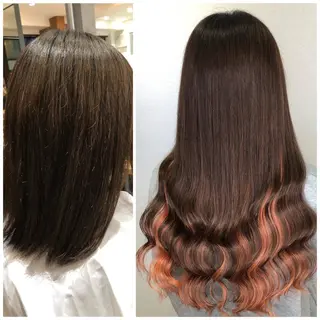 ロング カラー MAKO ❤️🔥NEXTのヘアスタイル