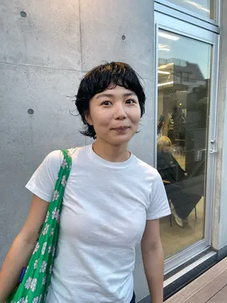 パーマ 佐伯 和佳のヘアスタイル