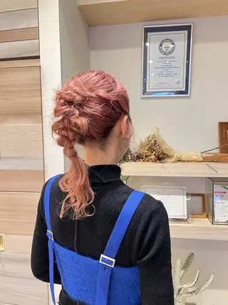 ロング ダブルカラー🌷✨ 守屋紗希のヘアスタイル