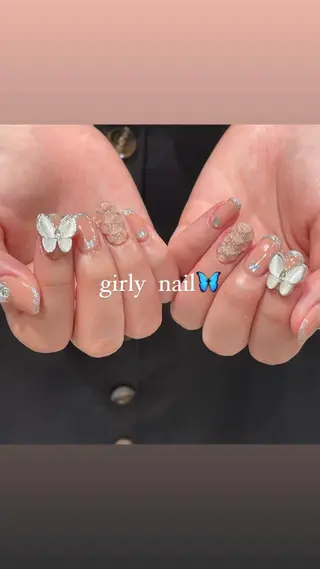 ネイル 淡色ネイル 🎀moeのネイルデザイン