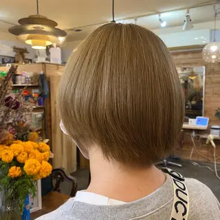 ショート JAM所属・透明感ケアカラー 🌟misaki🌟のヘアスタイル