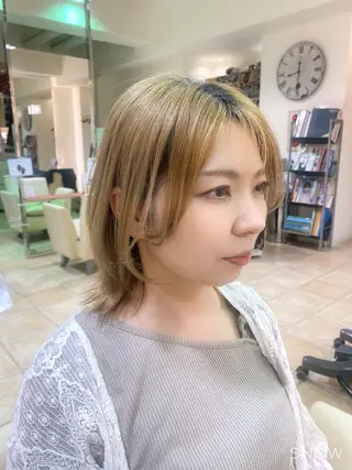 ミディアム Fuse所属・Hana ⭐️カラーモデル募集のヘアスタイル