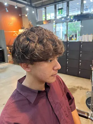 パーマ メンズ Men's NAM 八角のヘアスタイル