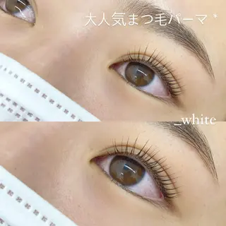 パーマ _white 上本町のマツエク・マツパデザイン