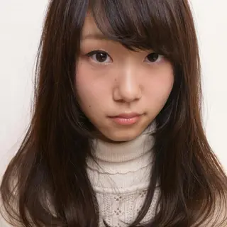 セミロング ロング カラー 野々山 直貴のヘアスタイル