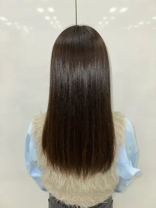 ロング パーマ 酸性ストレート/艶髪 /縮毛/sara❄️のヘアスタイル