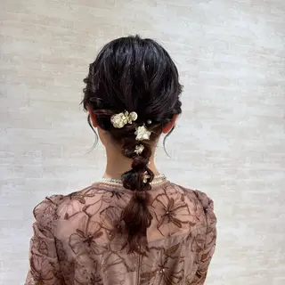 セミロング 会田有紀 /切りっぱなしボブのヘアスタイル