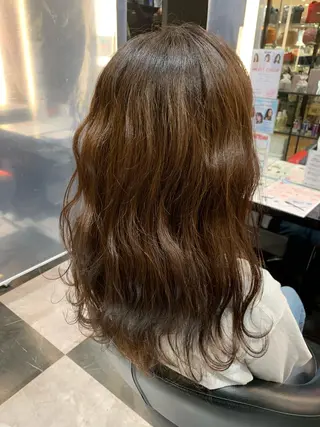 ミディアム カラー 縮毛矯正/髪質改善/ 石橋代智のヘアスタイル