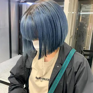 ショート カラー ヘアアレンジ ハイトーン/美髪矯正 🍃大江拓実のヘアスタイル