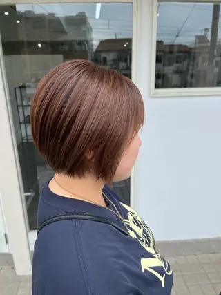 ショート カラー FERIA あべの yumeho🍭のヘアスタイル