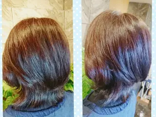 ミディアム Crea所属・清水 旭美のヘアスタイル