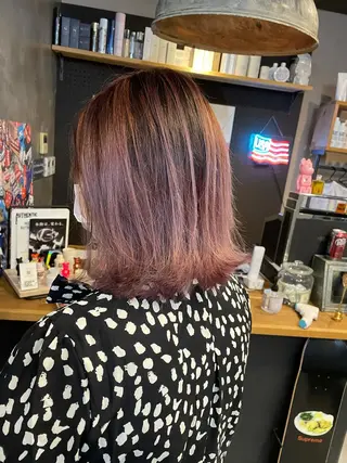 ショート カラー ヘアアレンジ D.log 大和西大寺店所属・川崎 雅大のヘアスタイル