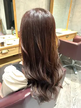 ロング 中川歩 髪質改善 ツヤカラー【横浜】のヘアスタイル