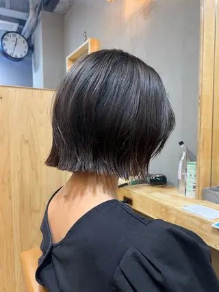 ショート カラー 神戸ボブ✂️ ioe三宮/田 伸佳のヘアスタイル