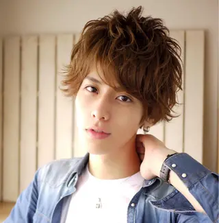 ショート カラー パーマ メンズ Heart's所属・若杉 諒のヘアスタイル