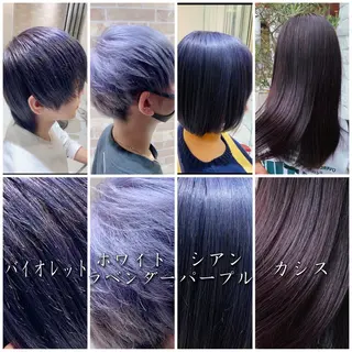 カラー ボブ/ハイトーン髪質 改善/越谷✨クラモチのヘアスタイル