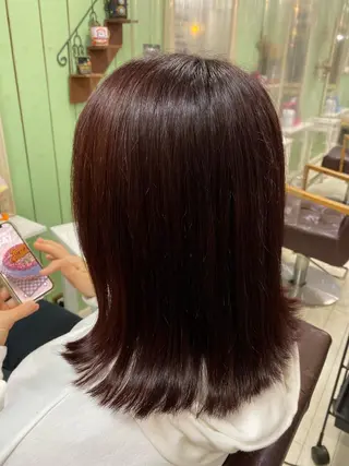 ミディアム 🩶西 雪乃/透明感 くすみカラー🫧のヘアスタイル