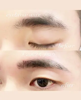 メンズ アイブロウ GranCieux 水戸/まつパ🧡黒柳のマツエク・マツパデザイン