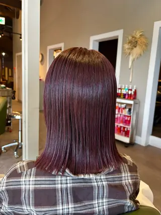 ミディアム カラー レシェル桑名店所属・レシェル桑名店 RINAのヘアスタイル