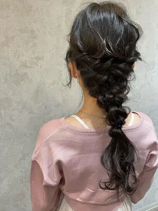 ロング ヘアアレンジ SHANTi 飯塚 ヘアセット/髪質改善のヘアスタイル