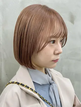 ショート カラー yiye 青山所属・無料カットモデル募集 🌱ひょうがのヘアスタイル