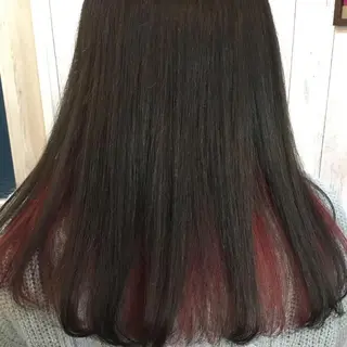 セミロング カラー embrace エンブレイスのヘアスタイル