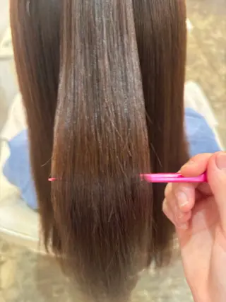 ロング 山﨑彩乃 🫧 縮毛矯正🪐のヘアスタイル