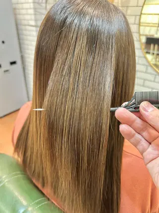 ロング カラー 石井 佑樹のヘアスタイル