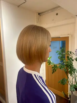 ショート カラー UNU【ユヌ】所属・＊UNU＊ RICOのヘアスタイル