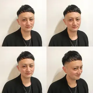 ショート メンズ 嶋佐 昌大 シマサマオのヘアスタイル