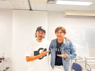 ミディアム カラー パーマ ヘアアレンジ メンズ 堀井 凌平のヘアスタイル