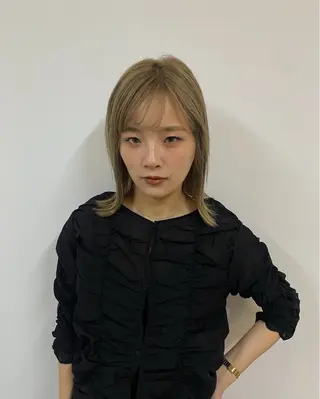 カラー nishika yume🍐🌿のヘアスタイル