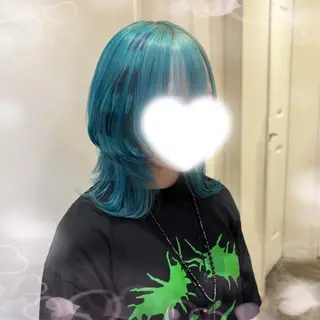 カラー 🎼2次元カラー ヘアメ たまみ🎀のヘアスタイル