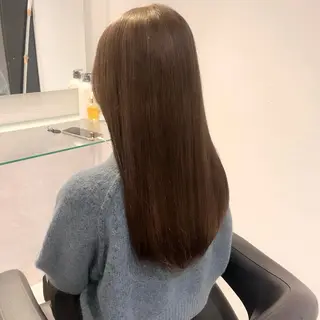 ロング カラー 🫧うる艶トレンド 🫧透明感カラーのヘアスタイル