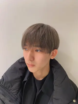 ショート カラー メンズ [渋谷ブリーチ] 玲弥のヘアスタイル