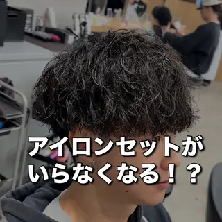 ショート パーマ指名率No1 メンズ特化ケイトのヘアスタイル
