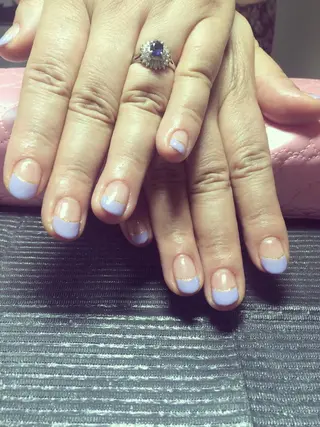 ネイル Chiara チップ長さ出しのネイルデザイン