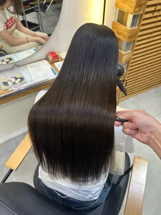 ミディアム リキ/縮毛矯正🫧 /メンズカット💈のヘアスタイル