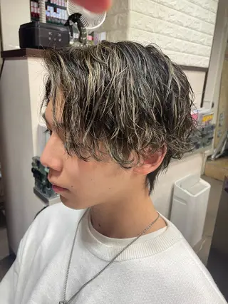 カラー パーマ メンズ 🔅PARS bis Futaba🫧のヘアスタイル