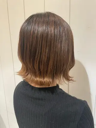 ミディアム ボブカット 佐々木 祐太のヘアスタイル