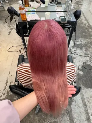 ロング カラー ハイトーン×デザイン 🪽🫧HIKARIのヘアスタイル